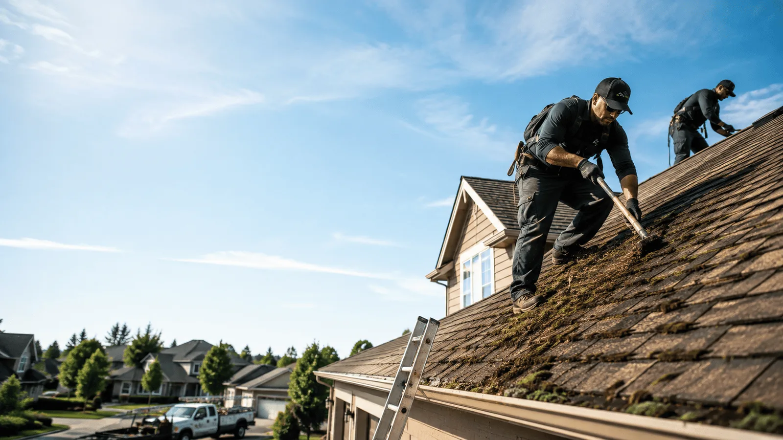 Roof Moss Removal in Ashley, IN near me